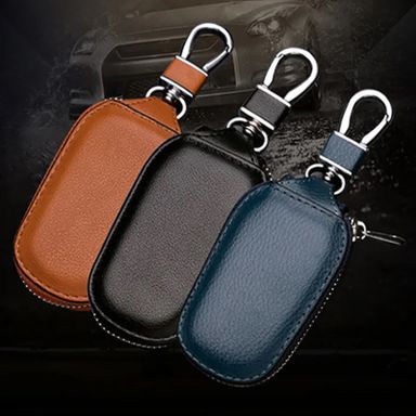 Pochette de Rangement pour Clés de Voiture en Similicuir