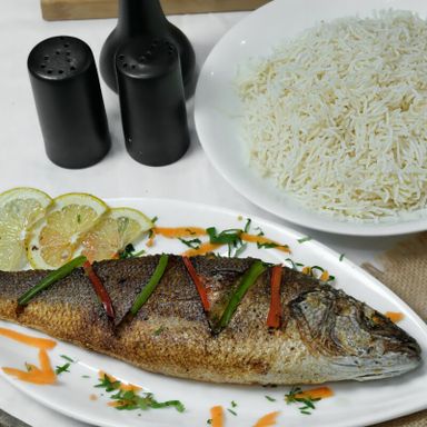 Sea Bass fish سمك سيباس (سنجاری او مقفول)