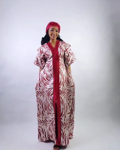 Red Ruby Luxury Kaftan 