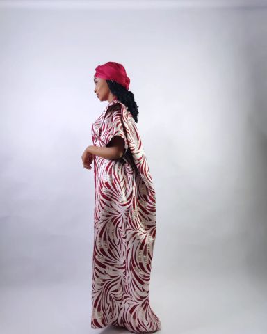 Red Ruby Luxury Kaftan 