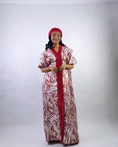 Red Ruby Luxury Kaftan 