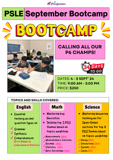 PSLE Sept Bootcamp