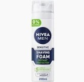 Nivea Men Cooling Shaving Foam for Sensitive Skin - alcohol free