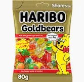 Haribo Goldbears Gummy Candies Assorted Fruit Flavors