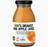 Zdravo Long Life Orange & Apple Juice - vegan  no added water  no added sugar