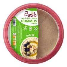 Barada Spicy Hummus Snack with Virgin Olive Oil - vegan  gluten free  GMO free