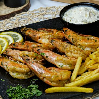 Shrimp (Grill-Fried-Bechamel) ربيان مشوي - مقلي 