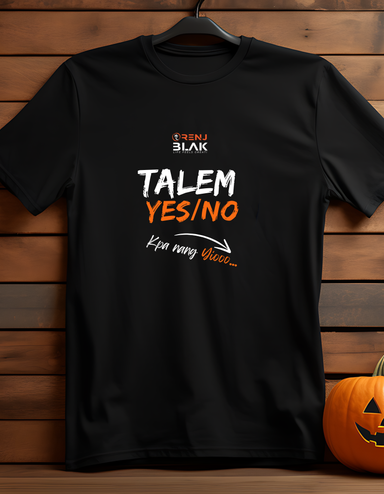 TALEM YES/NO - Black Tshirt