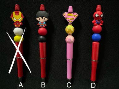 Superhero/Halloween pens