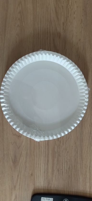 Paper plates 9 inch - white colour 