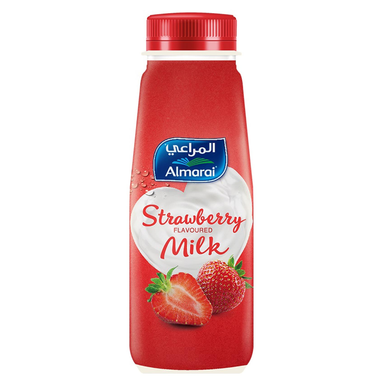 Almarai Full Fat Milk Strawberry Flavor