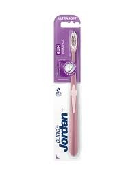 Jordan Clinic Purple & White Soft Toothbrush