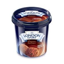 London Dairy Double Chocolate Ice Cream - vegetarian