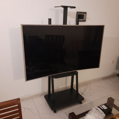 Trolley Movable TV Stand 43-75 Inch