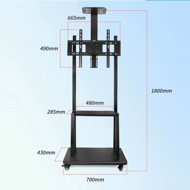 Trolley Movable TV Stand 43-75 Inch