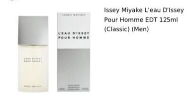 Issey Miyake L'eau D'Issey Pour Homme EDT 125ml 