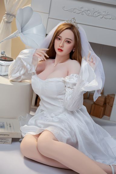 Mizzzee 145cm full silicone doll  谜姬纯硅胶婚纱娃娃-雅芙