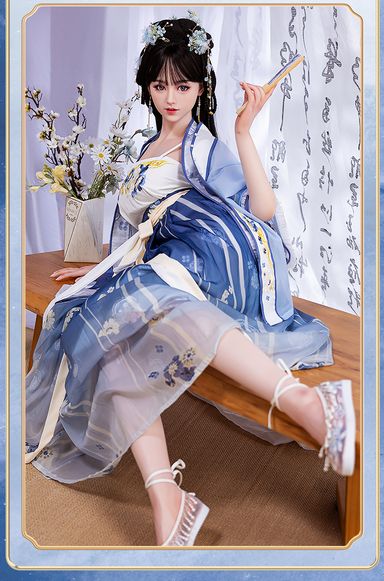 Mizzzee 145cm silicone doll 谜姬纯硅胶古风服装 婉莹 