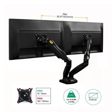 Dual Arm Monitor Mount 17-32 Inch NB-F160