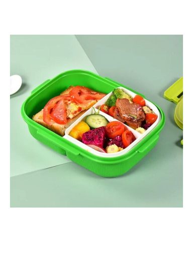  3 compartment Bento lunch box with  Water Bottle Set