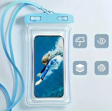 Waterproof 3D Designed Phone Pouch with Neck Strap