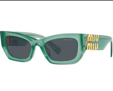 Green Miu Miu Glasses