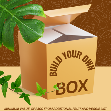 Build your own box (minimum value of R300 vegetables or fruit)