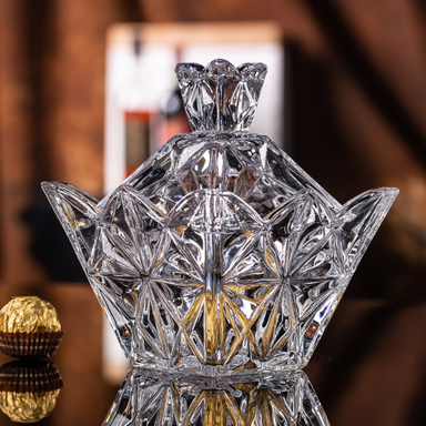 Crystal Lidded Candy Jar (Medium)