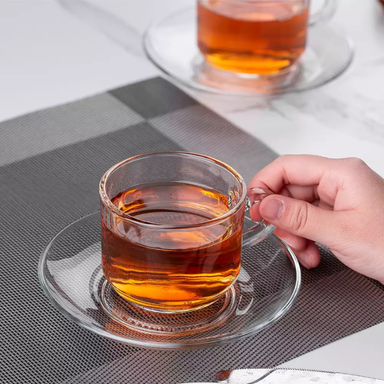 Coffee Cup with Saucer(Set of 6) 210ML