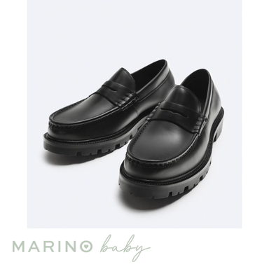 Zara Leather Loafers 