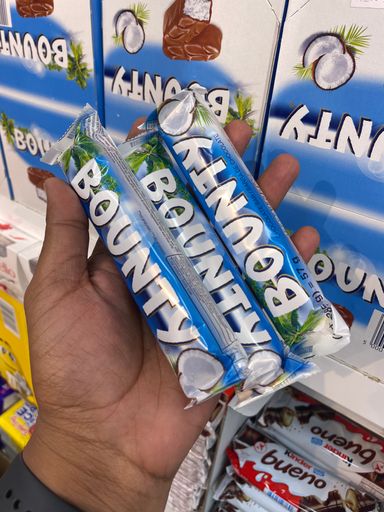 Bounty (500gram=18 pc)(1 pc inside 2 bar)