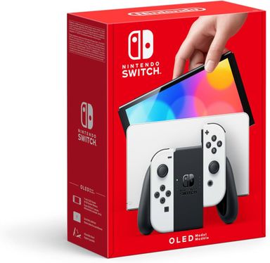 Nintendo Switch (OLED Model) W/White Joy-Con