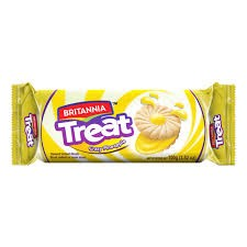 Britannia Treat Biscuits Filled with Pineapple Cream