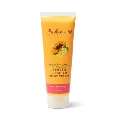 	Shea Moisture Crème pour le corps ravivante et éclaircissante à la papaye et à la vitamine C