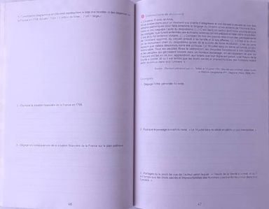 Histoire-Geographie Livret d’activité (Valesse) - 4ieme