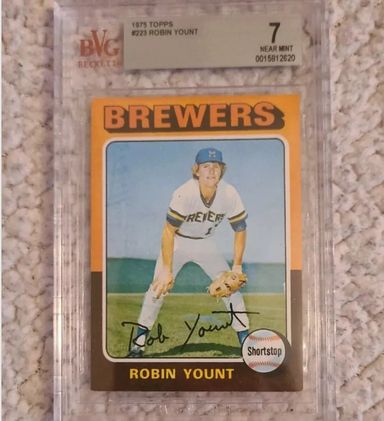 robin yount 1975 topps rookie card