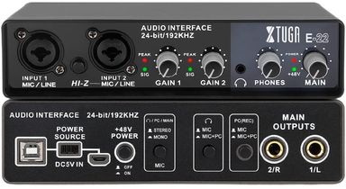 XTUGA E22 Professional Audio Interface