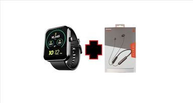 Boat Combo Deal - (Wave Flex Connect SmartWatch + Enticer Neckband)