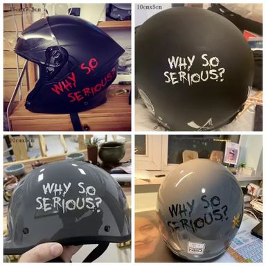 Sticker "WHY SO SERIOUS?"