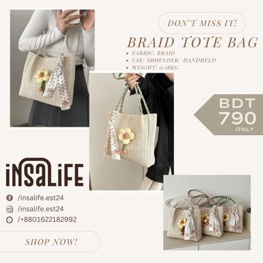 Braid Tote Bag