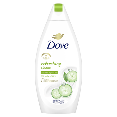 Dove Moisturizing Cream Body Wash Cucumber & Green Tea Scent - sulfate free  SLES free  parabens free  phthalate free