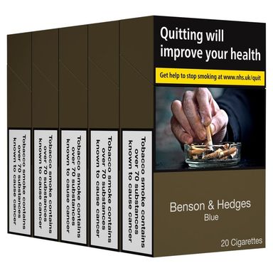 Benson & Hedges Blue Cigarettes 20 Pack|Photo