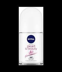 Nivea Pearl & Beauty Antiperspirant Roll-On Deodorant for Women - ethyl alcohol free