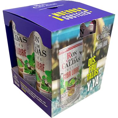 Latas Coctel Cuba Libre 4 Pack x 295 ml c/u