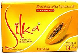 Silka Whitening Herbal Papaya Soap Bar