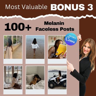 Unlock the Power of 1500+ Premium Melanin Faceless Videos Content and Photos