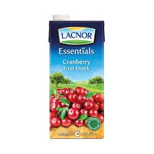 Lacnor Essentials Long Life Cranberry Juice - preservatives free  artificial colors free  artificial flavors free