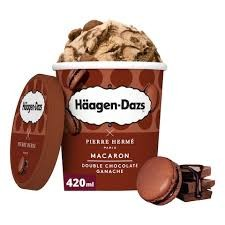 Haagen Dazs Pierre Herme Macaron Double Chocolate Ganache Ice Cream