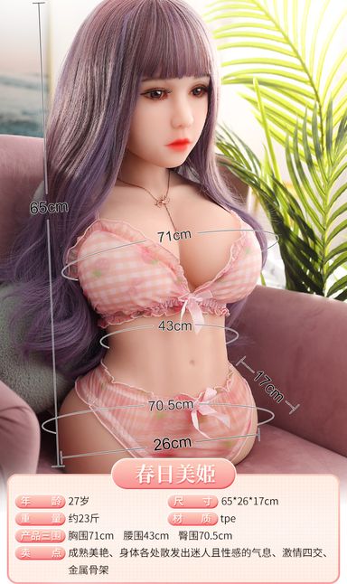 Mizzzee 65CM 13KG Half body doll with head 