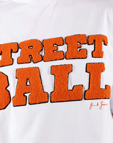 Unisex Street ball t shirt - White